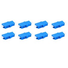 8 PCS LC Simplex Single Mode Fiber Optic Coupler LC To LC Adapter Connector