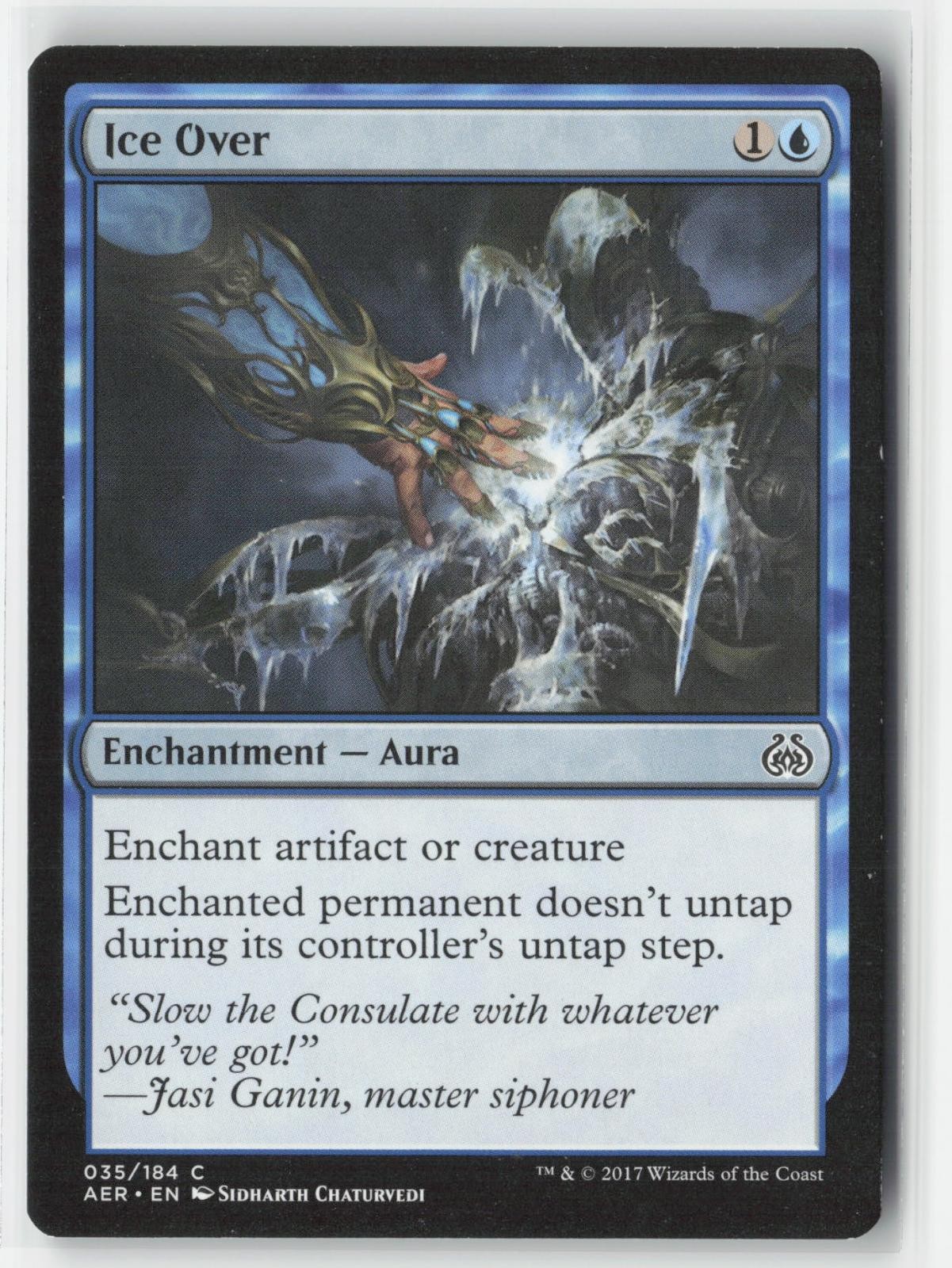 Ice Over 35 Common Aether Revolt Magic: The Gathering Near Mint