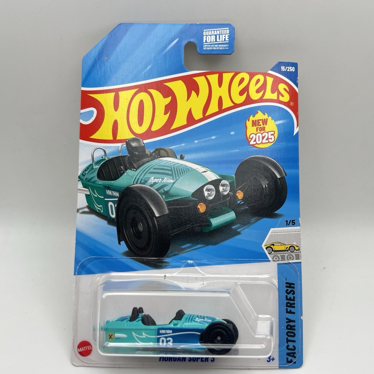 Morgan Super 3 15/250 HOT WHEELS 2025 HYW13 HW Factory Fresh 1/5