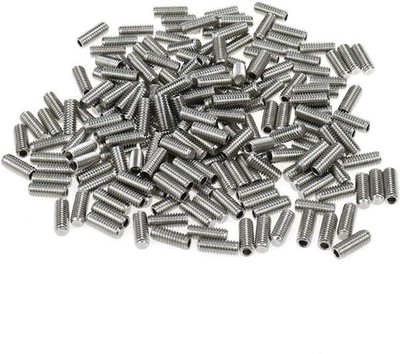 Sscon 201 Stainless Steel Cone Point Hexagon Socket Grub Screws M4 x 10mm Pac...