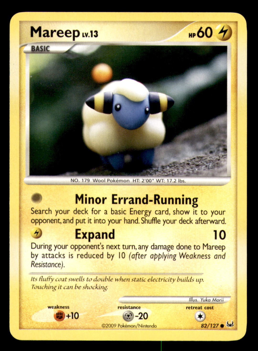Mareep 82/127 Common Platinum Pokemon Lightly Played