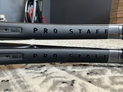 2-Pack: NEW Wilson Pro Staff 97 v14 - Noir (All-Black Edition) - 4