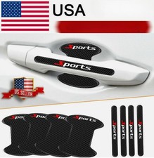 8 Pcs Car Door Handle Bowl Anti Scratch Sticker Protector Cover Accessorie Trims