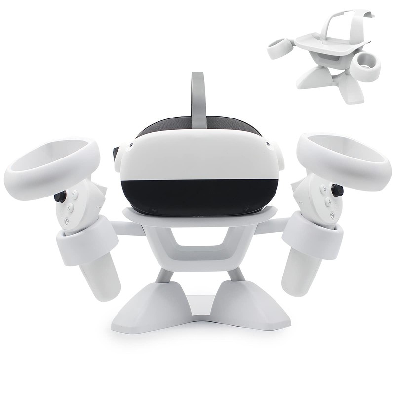 Dollox VR Stand, VR Headset Stand VR Display Holder Storage Virtual Reality H...