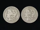 1883-O & 1884-O Morgan Silver Dollars NICE!