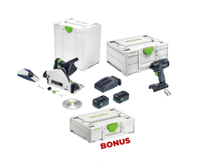 Festool 577118 TID + TSC Combo Kit