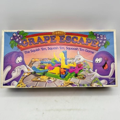 VINTAGE The Grape Escape Game COMPLETE NO DOUGH Parker Brothers 1992 90's Kids