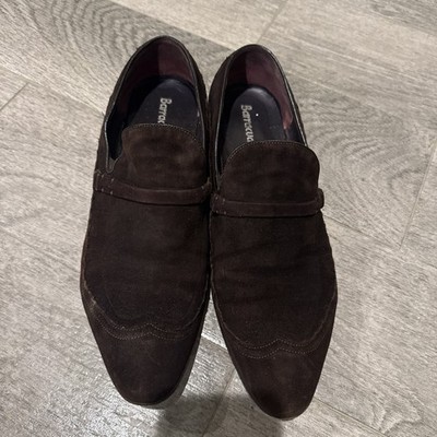Barracuda Men's Size 11 Slip On  Brown Suede Penny Loafer Casual Shoes