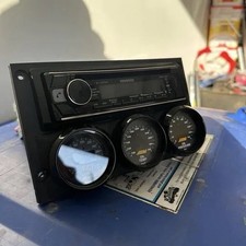 Ford Mustang 87-93 Foxbody Single Din 3-pod Gauge Mount Black Dash Pod Fitment Ford Mustang 87-93 Foxbody Single Din 3-pod Gauge Mount Black Dash Pod Fitment