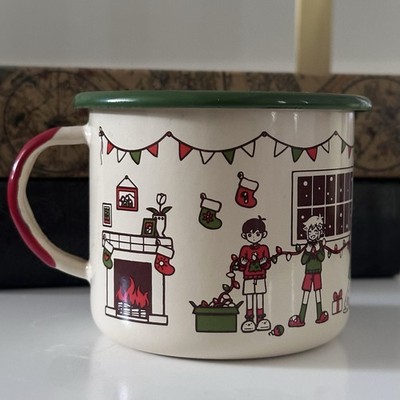 OMORI Holiday Enamel Mug