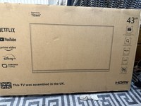 Tee View 4K Smart TV 43 Inch UHD HDR LED Tizen OS TVPlus
