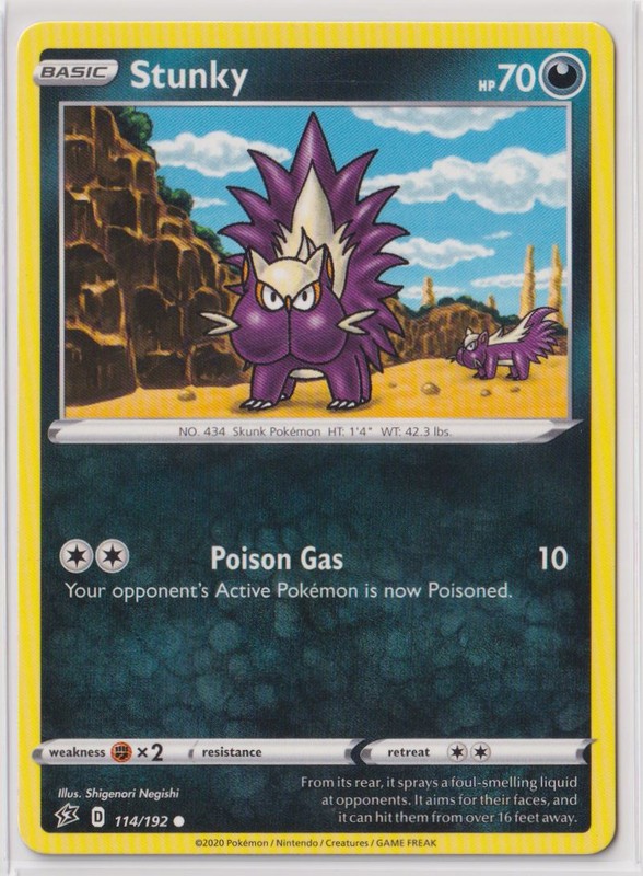 Pokemon Rebel Clash - 114/192 Stunky