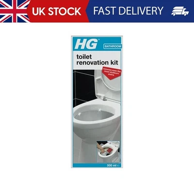 HG Toilet Renovation Cleaning Kit, Effective Bathroom & WC Cleaner, Cleans and D