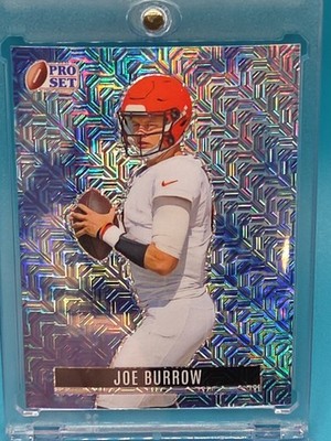 Joe Burrow #1/1 👀 Sky Blue 2025 Leaf Pro Set Metal Pre Production Proof Bengals