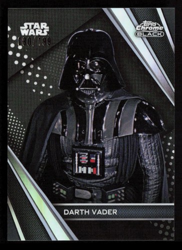 Darth Vader [Refractor] #1 Star Wars 2022 Topps Chrome Black card
