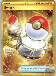 Switch 206/165 Scarlet & Violet 151 Hyper Rare Gold Holo