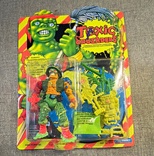Vintage 1991 Toxic Crusaders MAJOR DISASTER Playmates Glow Action Figure w/ Gun