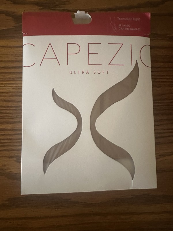 New Capezio Transition Dance Tights Ultra Soft # 1916 C CAR Fits Child Size 8-12