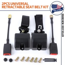 2pcs 3point Retractable Black Buckle Safety Seat For Bmw 3 Series E30 19841991 2pcs 3point Retractable Black Buckle Safety Seat For Bmw 3 Series E30 19841991