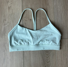 lululemon Flow Y Bra Nulu Light Support A-C Cups Size 8 - Pelican