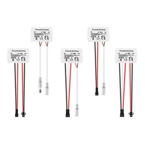 Commutateur de lumière tactile intelligent 12V 5A Parfait pour le verre et pour le contrôle miroir acrylique