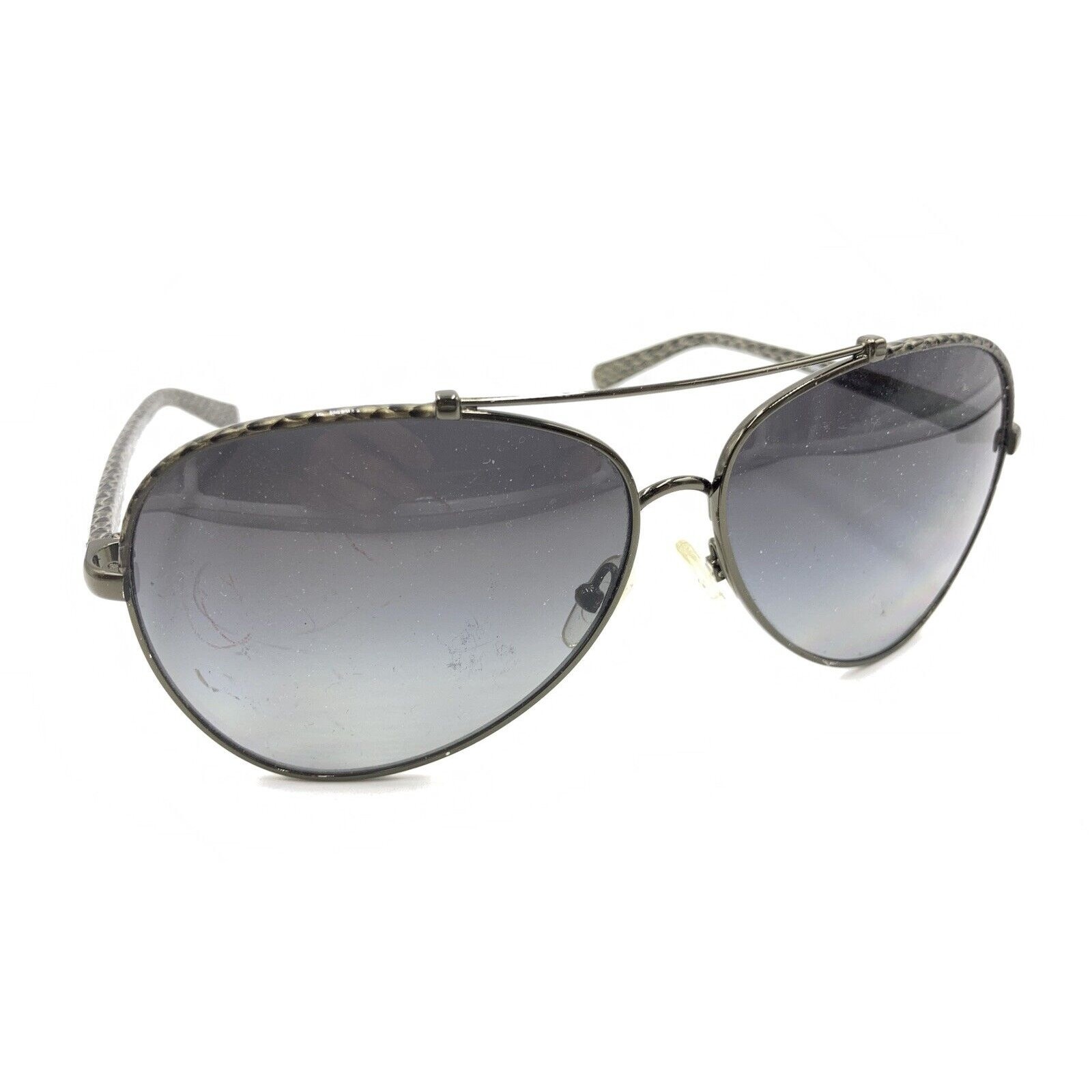 Tory Burch TY6021Q 398/T3 Aviator Snake Black Silver Sunglasses Frames 62-12 130