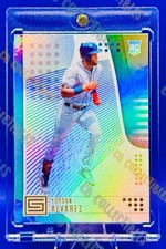 Yordan Alvarez ROOKIE HOLO REFRACTOR HOUSTON ASTROS MVP MINT