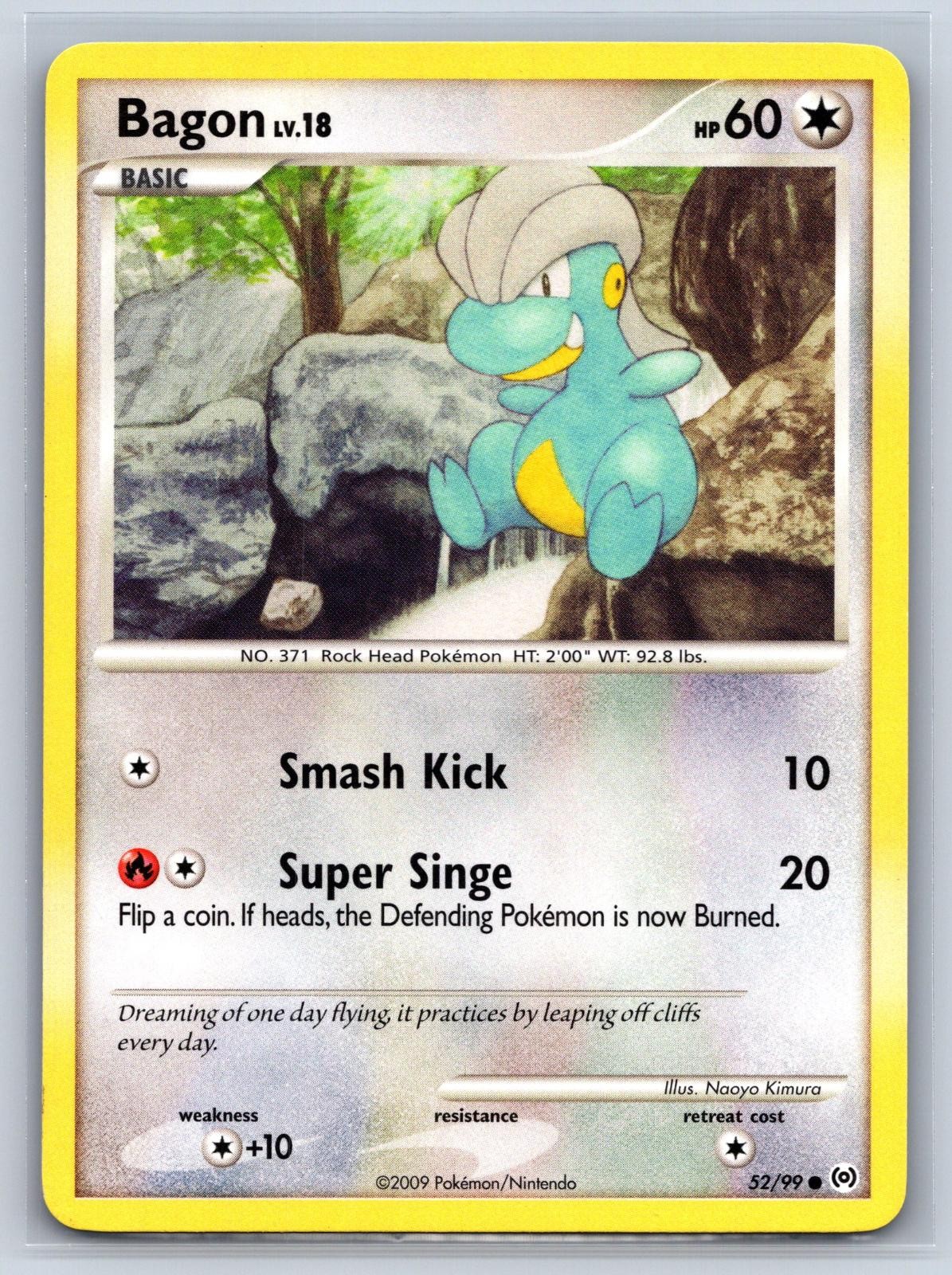 Bagon 52/99 Common Arceus Pokemon Near Mint