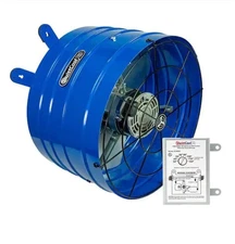 QuietCool 1945 CFM 2-Speed Gable Mount Attic Fan