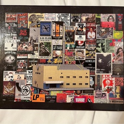 Music Venue 930 Club Collage Art Puzzle