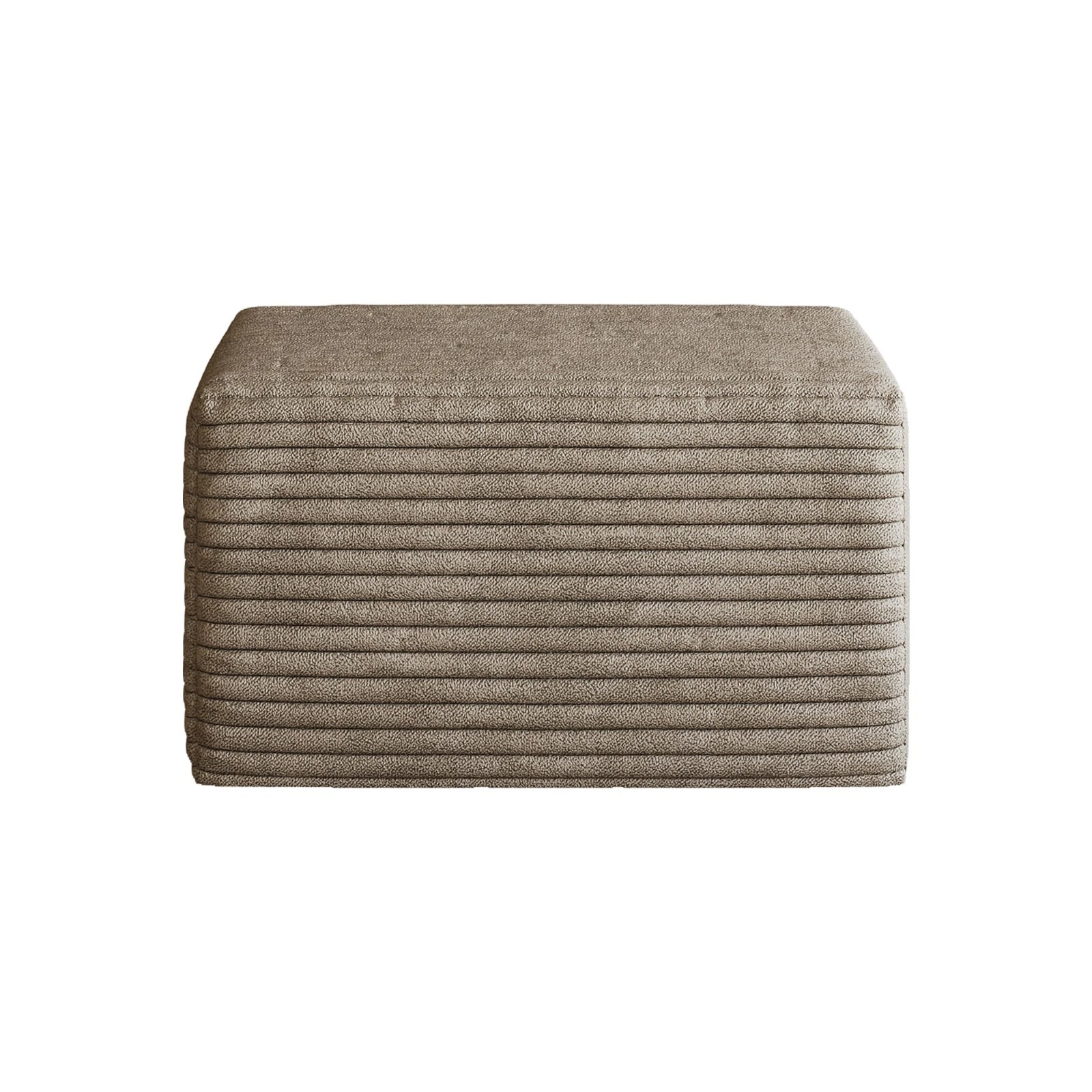 25.6" Corduroy Ottoman Footrest Plush Memory Foam Sofa in a Box No Assembly
Opens in a new window or