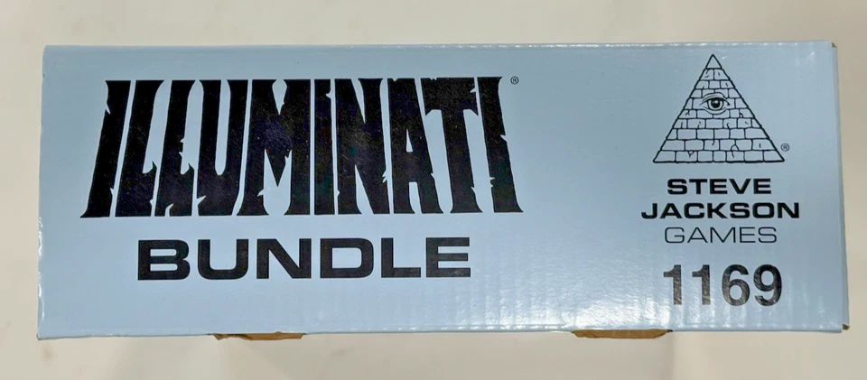 Комплект Illuminati Steve Jackson Games 2019 НОВЫЙ нераспечатанный на Kickstarter SJG 1169 - Изображение 3 из 4