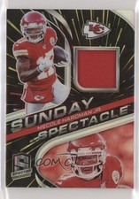 2020 Spectra Sunday Spectacle Relics Hyper Prizm 15/75 Mecole Hardman Jr #29 1u6