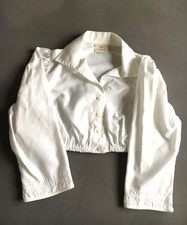 Hochwertige Dirndlbluse  H. MOSER   SALZBURG  weiß 100% Baumwolle Größe 36