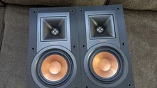 Klipsch Reference R-15M Bookshelf Speaker - Black, Pair 