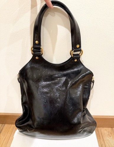 Yves Saing Laurent Ysl Rive Gauche Tribute Bag Tote Shoulder Bag Y2K