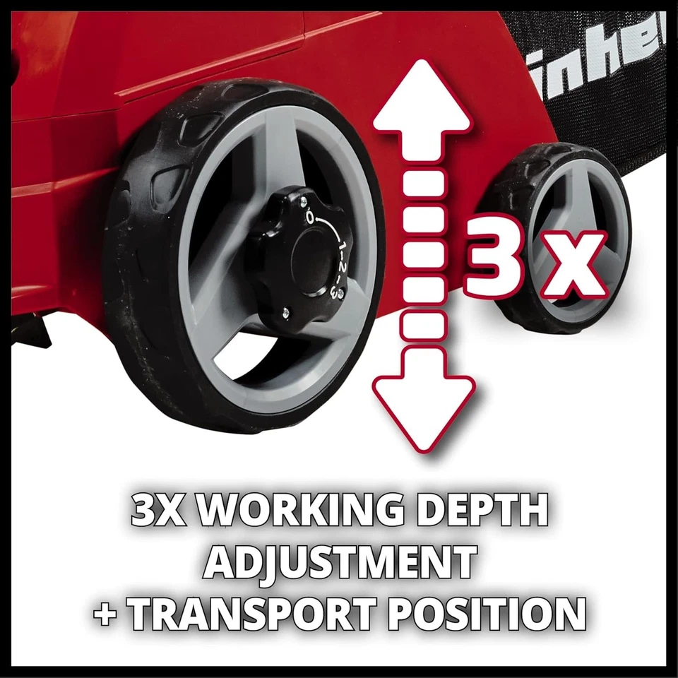 Einhell Elektro-Vertikutierer-Lüfter GC-SA 1231/1 (230 V, bis 300 m², 1.2 W, 28l - Bild 4 von 4