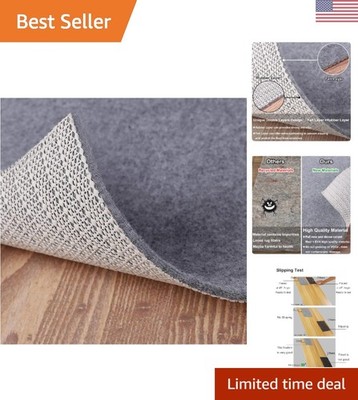 5x7 Cozy Rug Pad Grippers - Durable & Customizable Cushion for Hard Floors