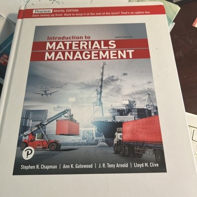 Introduction to Materials Management 9th Edition 9780137565504