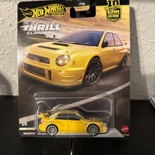 Hot Wheels Subaru Impreza WRX STi Yellow Thrill Climbers FPY86-961 Q 1/64