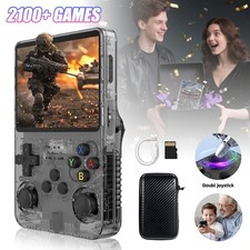 Handheld Emulator Console 128GB, Plays PS1 N64 GBA Games R36S Retro Game Console