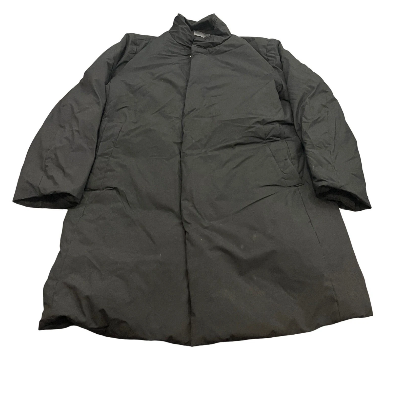 Project M Puffer Parka Jacket Mens 105 XL Black Long Insulated EPA4CC1407A