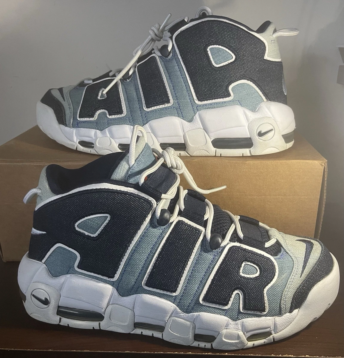 Nike Air More Uptempo 96 Mid Denim for Sale | Authenticity