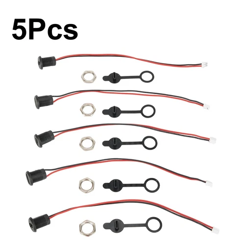 High Quality Waterproof Type C Mounting Connector for Stereos (5 Pack)