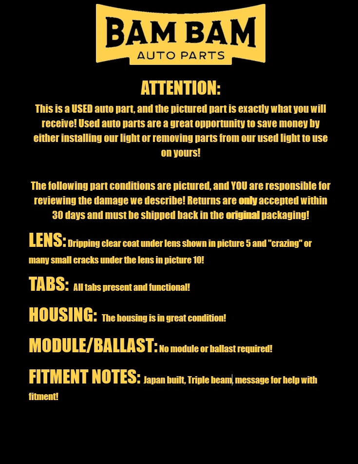 19-22 Lexus ES250 ES300H ES350 LH Driver Side Headlamp Assembly OEM - Imagem 2 de 4