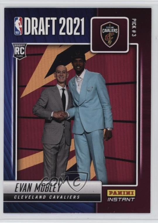 2021-22 Panini Instant Draft Night 2021 /1250 Evan Mobley #DN3 Rookie RC 1u5y