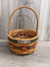 Longaberger 1997 Inaugural Basket with Plastic Protector