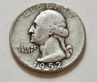 1952 D Washington Quarter 25c 90% Silver (X75)