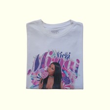NICKI MINAJ VTG Y2K 90s RETRO RAP TEE HIP HOP...
