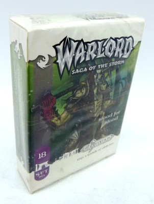 WARLORD SAGA OF THE STORM CCG Blood for Blood Set 18 OVP NEW SEALED Kellerfund